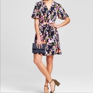 NWT a new day floral dress with sleeves